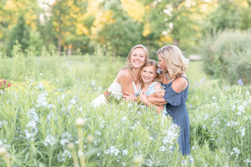 Lake elmo family field of flowers photos