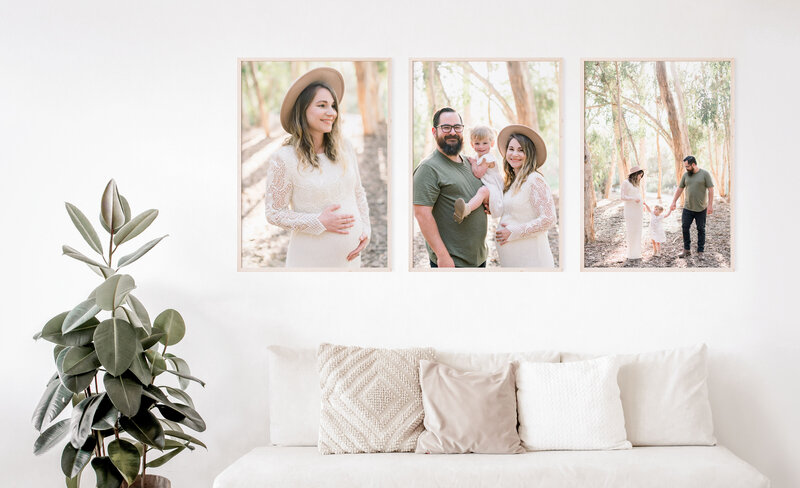 Sample of Maternity Photos in a home located in Coto De Caza