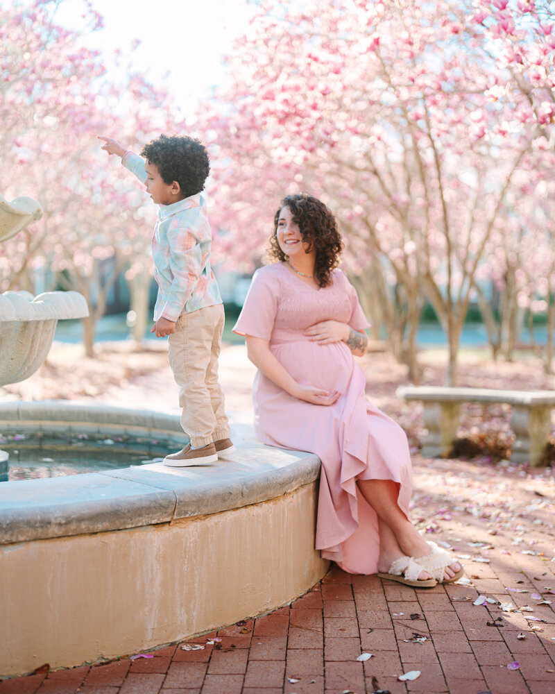 Dothan Maternity Photography Magnolia Trees