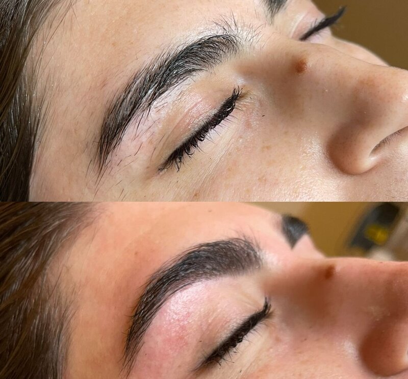 Eyebrow Wax Client Result