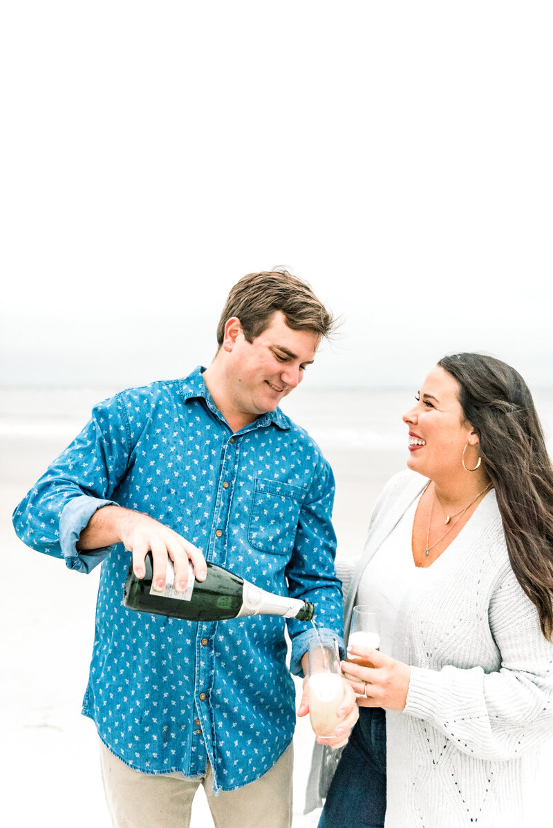 Saint Simons Island Beach Engagement Session