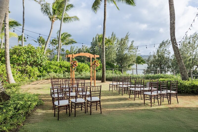 Ritz Carlton Turtle Bay Wedding Venue - Surfhouse Lawn