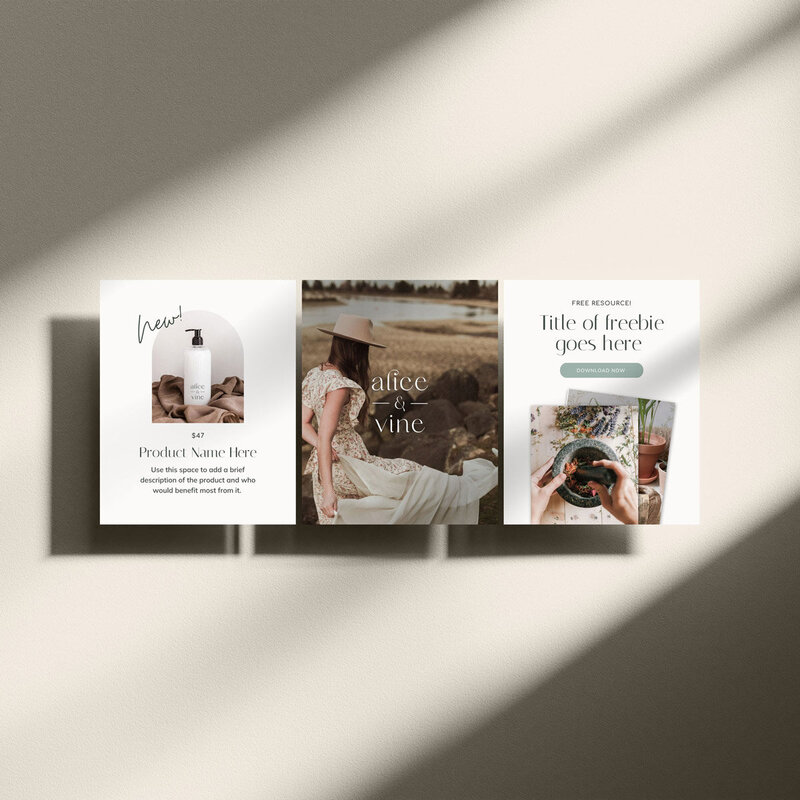 examples of instagram post designs for wellness coach