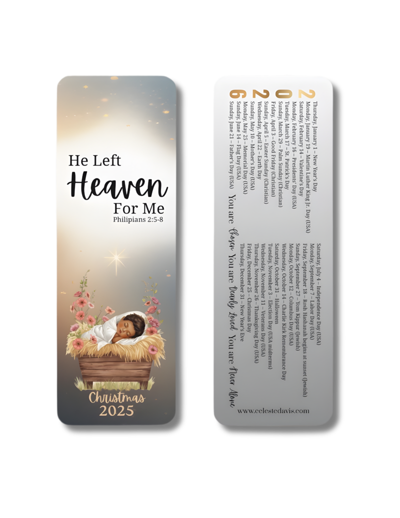 He left heaven for me