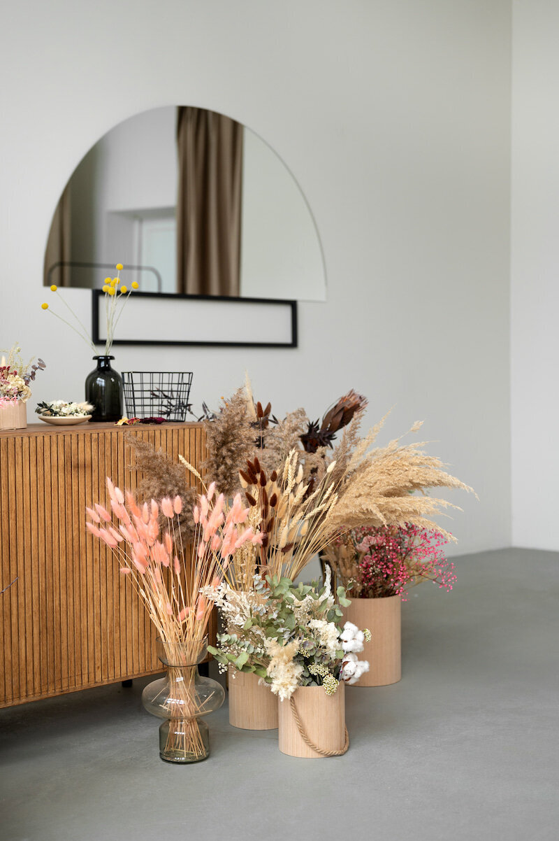 high-angle-dried-flowers-arrangement
