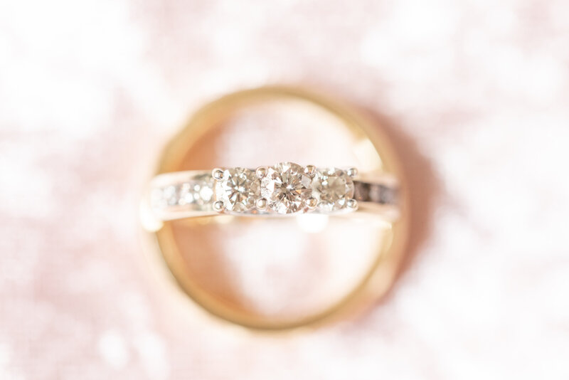 Brilliant Round and Princess Cut Engagement Ring - Roco's Jewelry -  Bakersfield CA