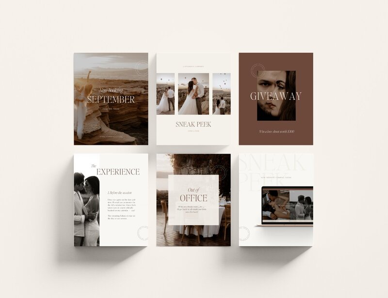 Editorial Instagram templates for photographers Wild Willow7