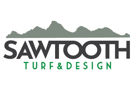 artificial turf installation in idaho sawtooth