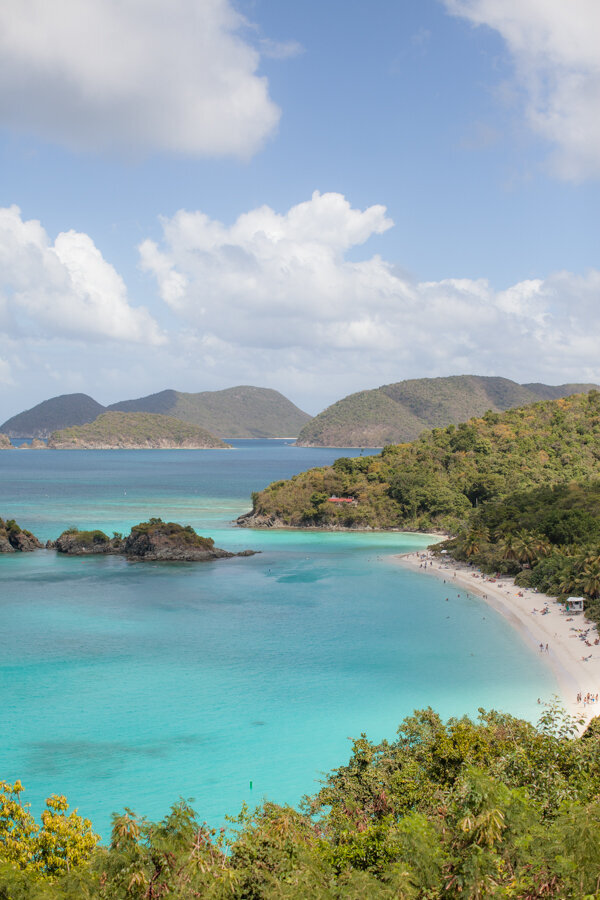 Beach Wedding at Trunk Bay St. John USVI