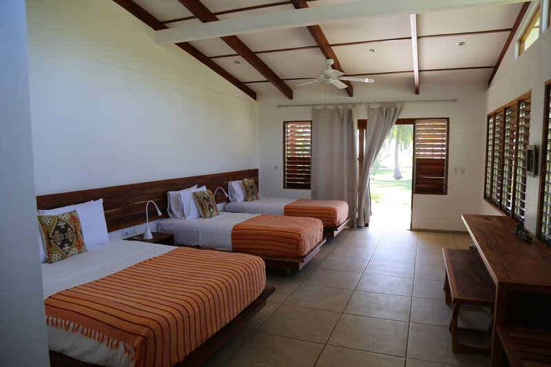 Triple room beach front cabinas
