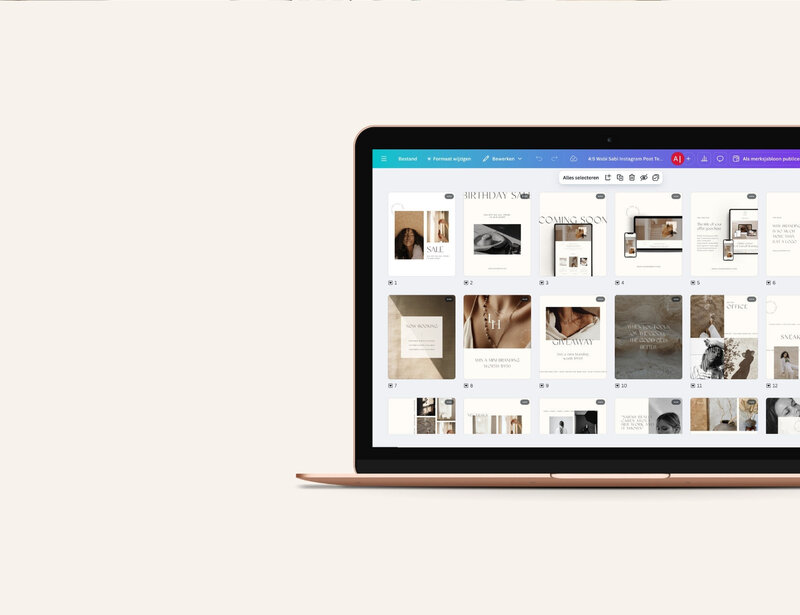 Minimal Instagram templates Wabi Sabi 8