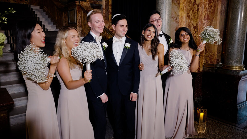 Jordan & Peirce wedding party