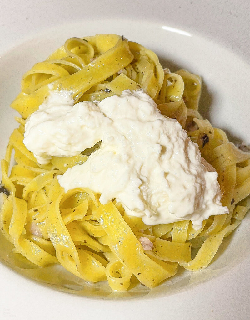 Pasta at Osteria il Bertoldo in Verona, Italy