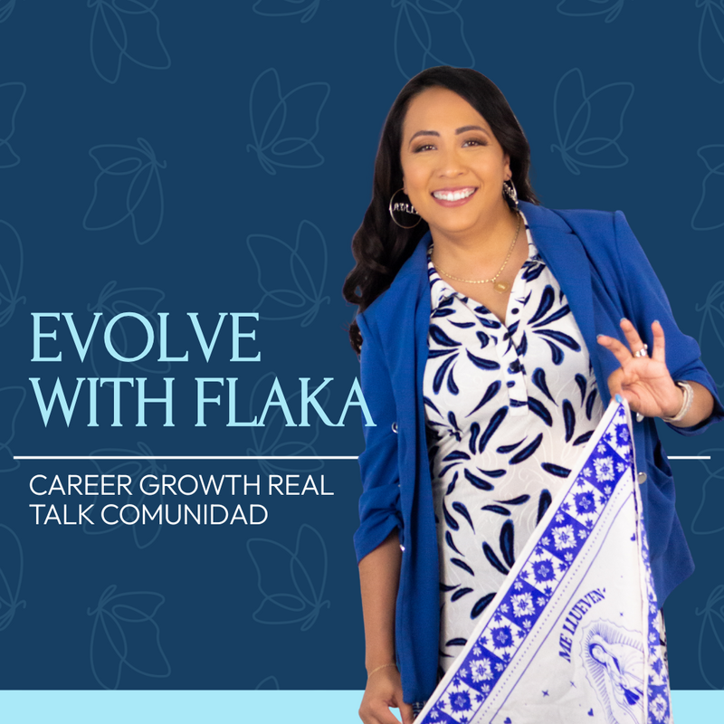 Leadership podcast cover for ambitious women who want to grow in their careers, created by HR Mami, an expert online career coach.