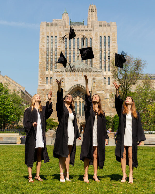 Yale University graduation portrait