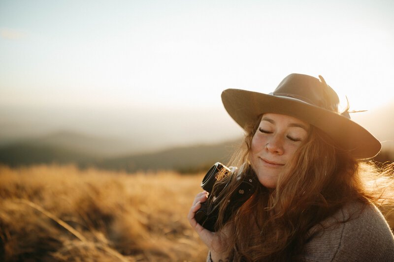 branding photos on mountain top