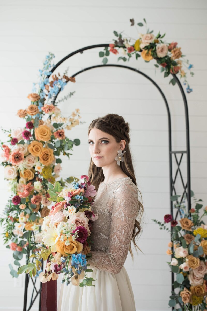 Spring wedding flowers for a Logan Utah Bride