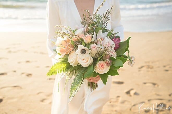 Custom Maui Wedding floral