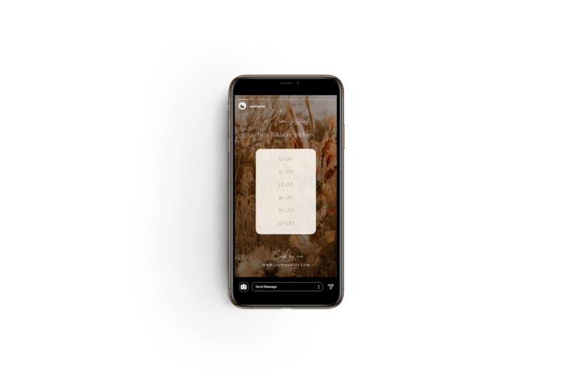 Boho Instagram story templates voor fotografen