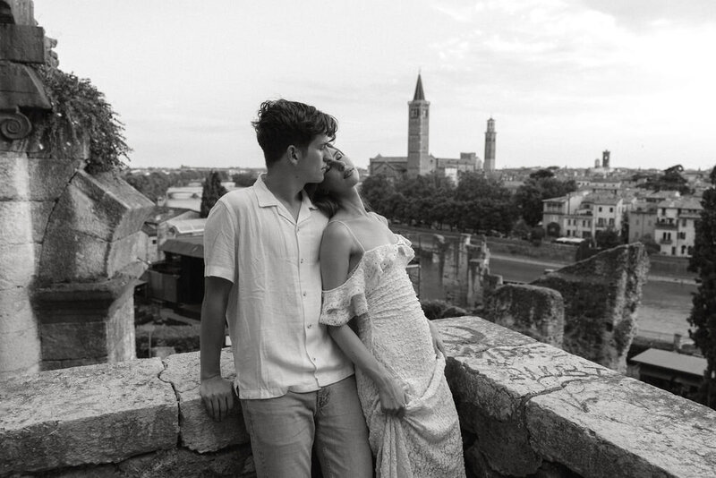 Elopement photos in Verona Italy