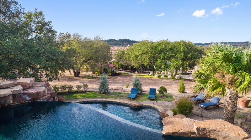 pool at two streams one heart ranch