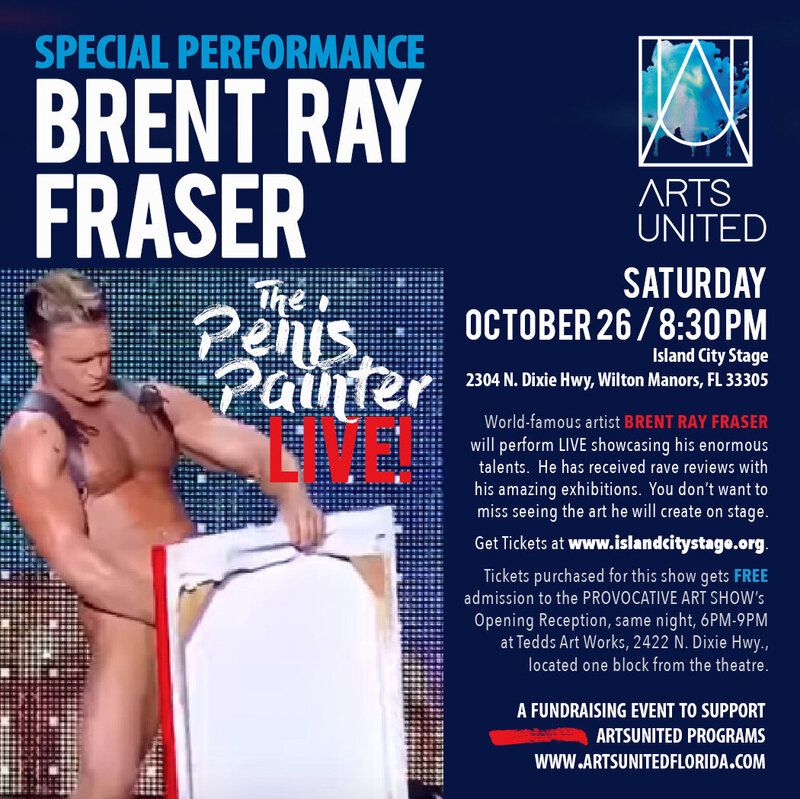 Brent Ray Fraser Arts United Wilton Manors 2018 Show Invite - 01