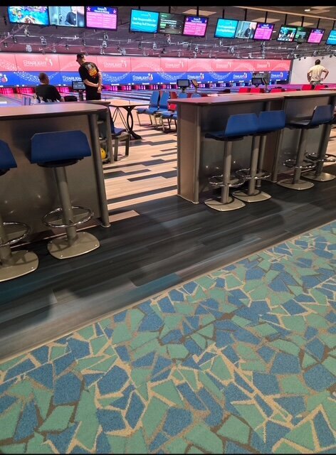LVT Casino floor Albuquerque installation by Floor Tech