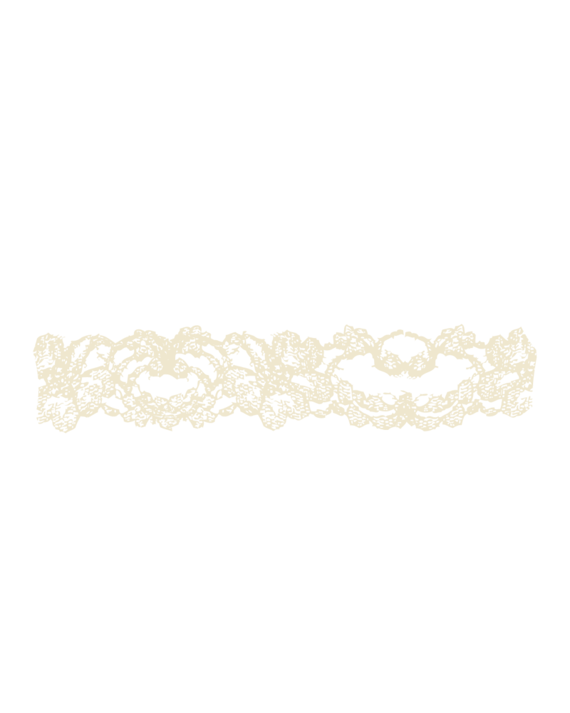 A scrap of lace representing vintage details highlighted in the event design portfolio of wedding coordinators Birdie June. 