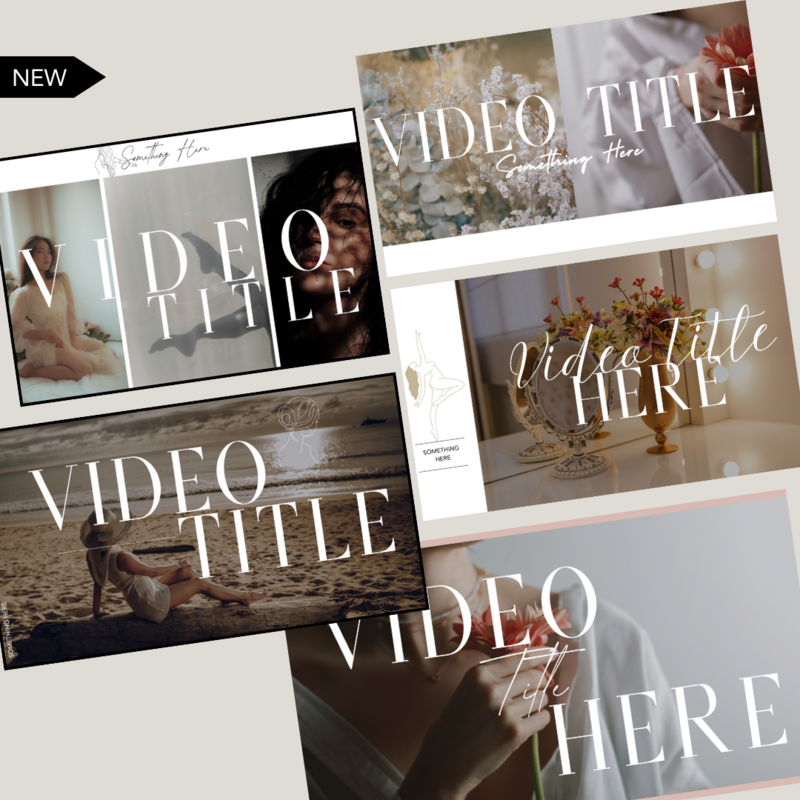 Feminine YouTube Thumbnails