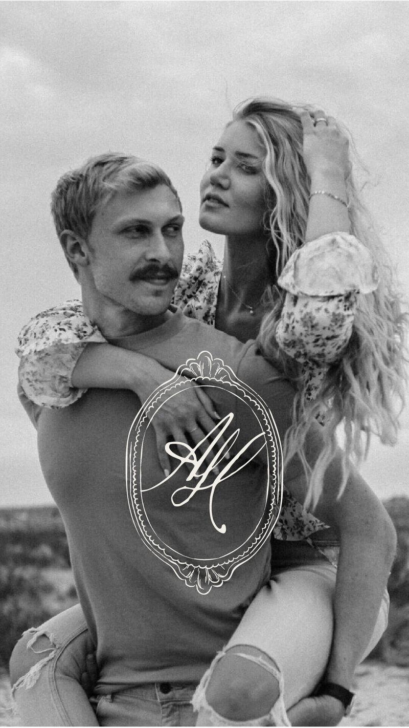 Custom logo design and typography for Alex Hoedebecke Photography, blending editorial style with heirloom-inspired details