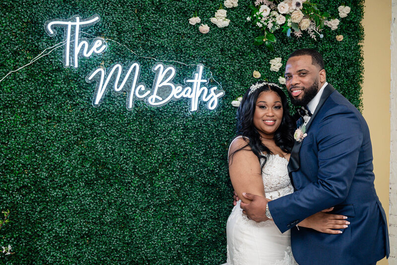 Adorable bridal suite for this beautiful fall/winter intimate wedding styled shoot