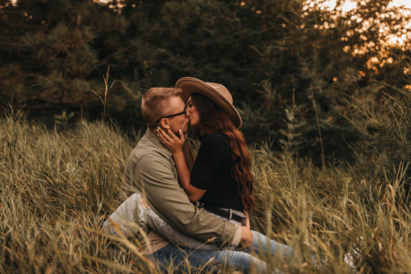 black hills engagement session summer