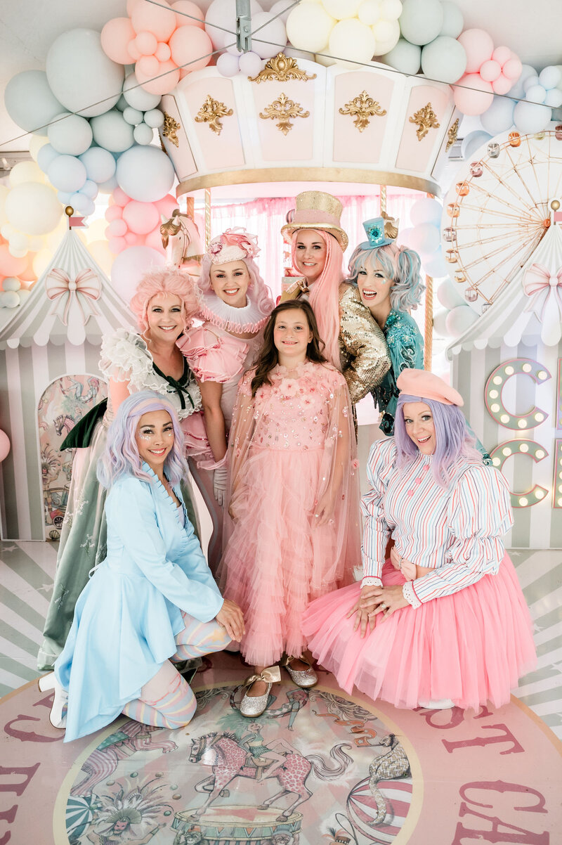 A French Pastel Vintage Carnival Birthday Party for Kids