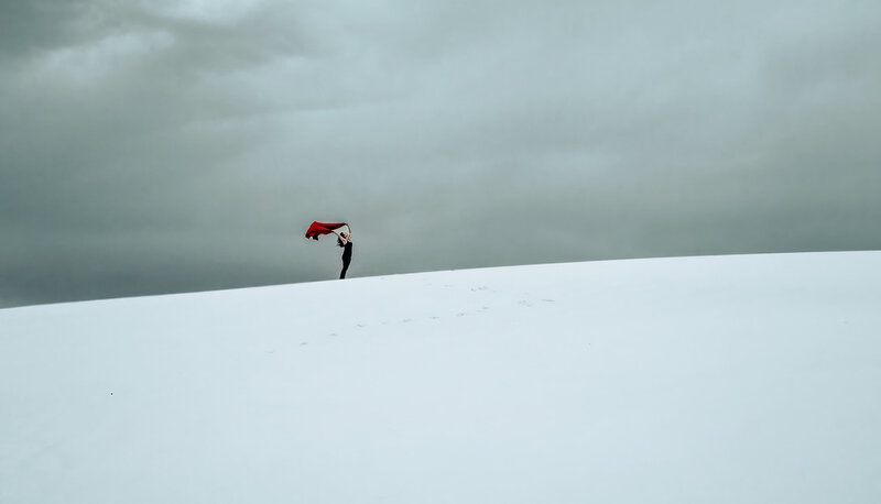 Empowerment session at White Sands National Park, NM