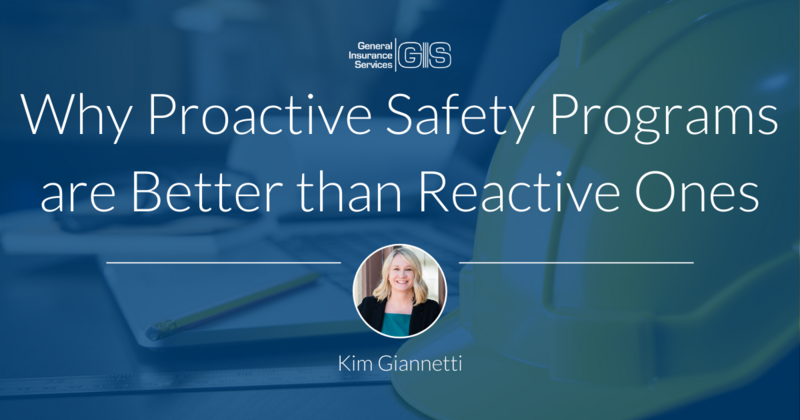 Why Proactive Safety Programs are Better than Reactive Ones
