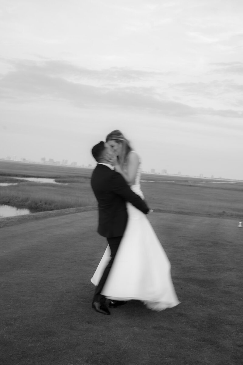 Wedding ring and veil details at Cape May New Jersey wedding