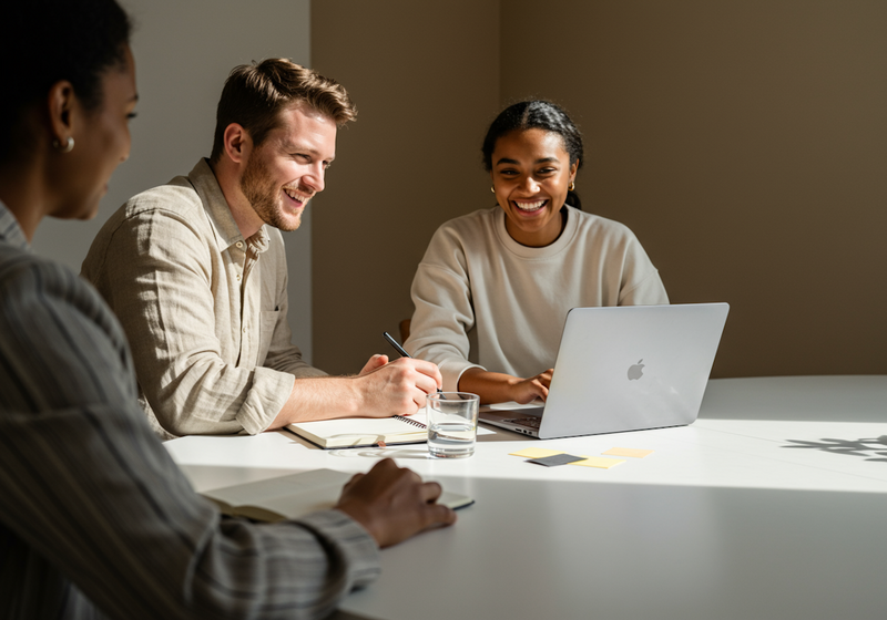 healthcare agency team collaborating on growth