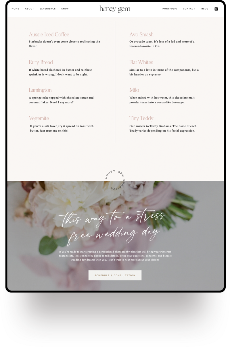 Two Day Showit Template Customization Intensive for Honeygem Creative