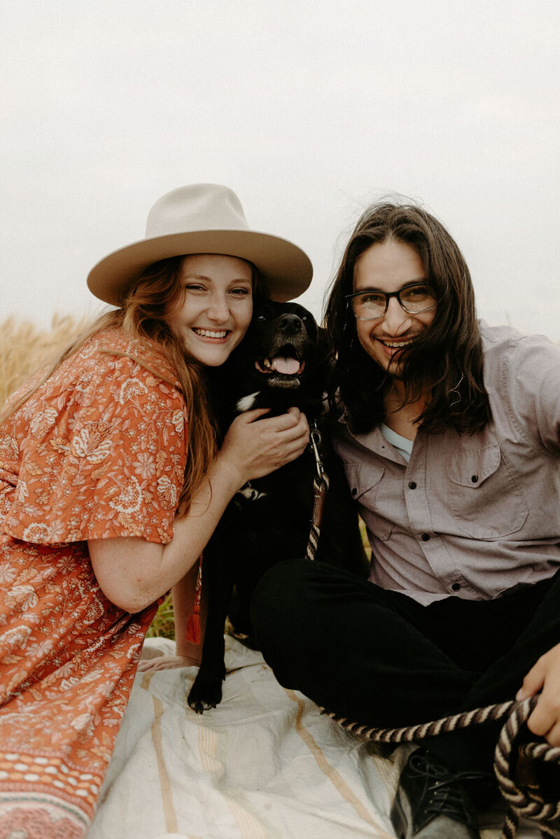 Julia and Tony with their dog