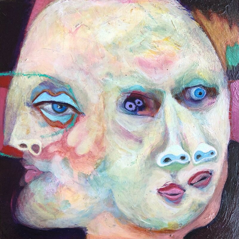 Michelle-Spiziri-Abstract-Artist-Enormously_Small-25-Three_Faces_of_Self-1 Large