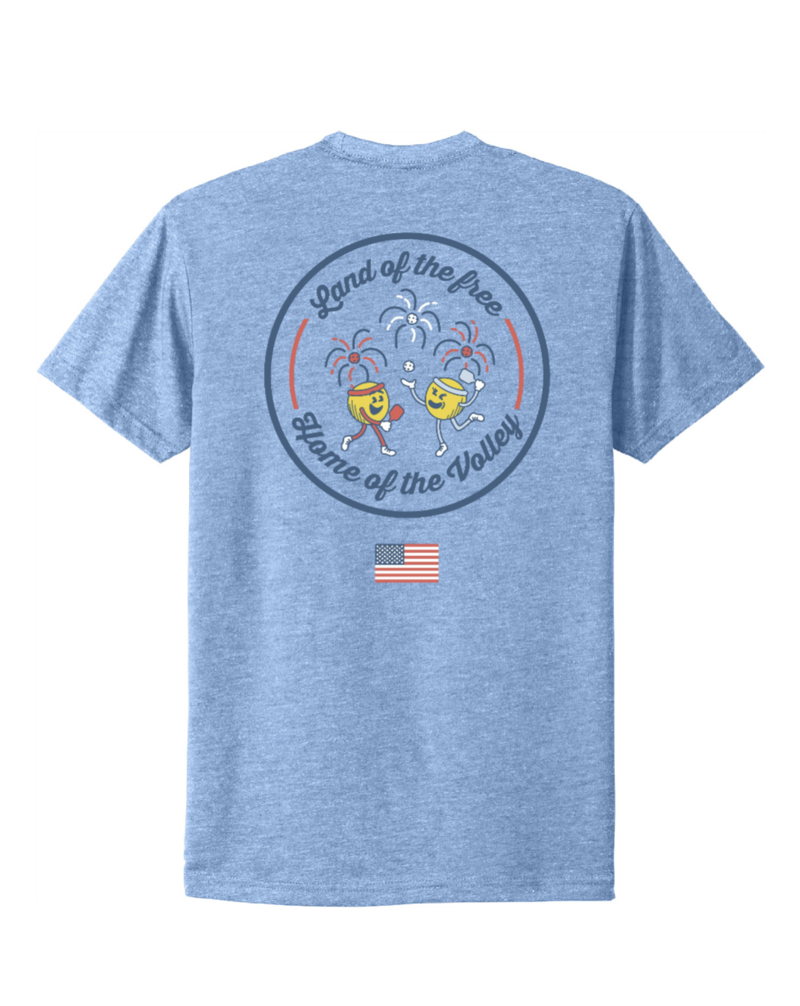 4th of july unisex pickleball short sleeve shirt