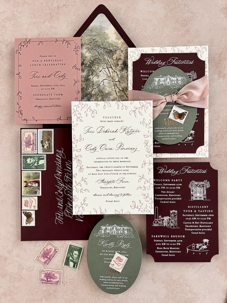 Lindsey Ellen Paper Co. logo – custom wedding stationery designer