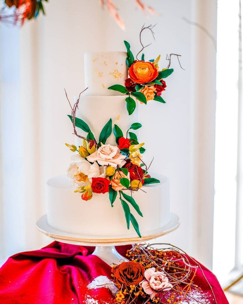 American wedding cake design france