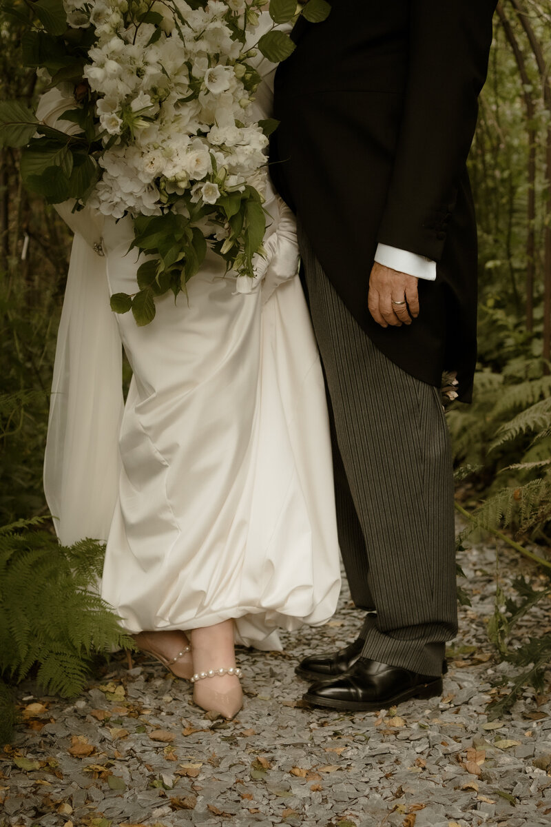 Unique Wedding Couple Photo