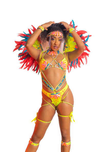 Toronto Carnival Costume for 2022 - Sunlime Mas