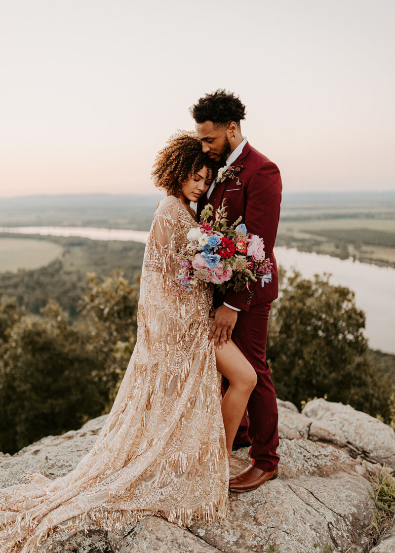 Elopement at Petit Jean State Park in Arkansas. Arkansas elopement Photographer. Arkansas elopement locations. Arkansas wedding venues. Arkansas wedding photographers.