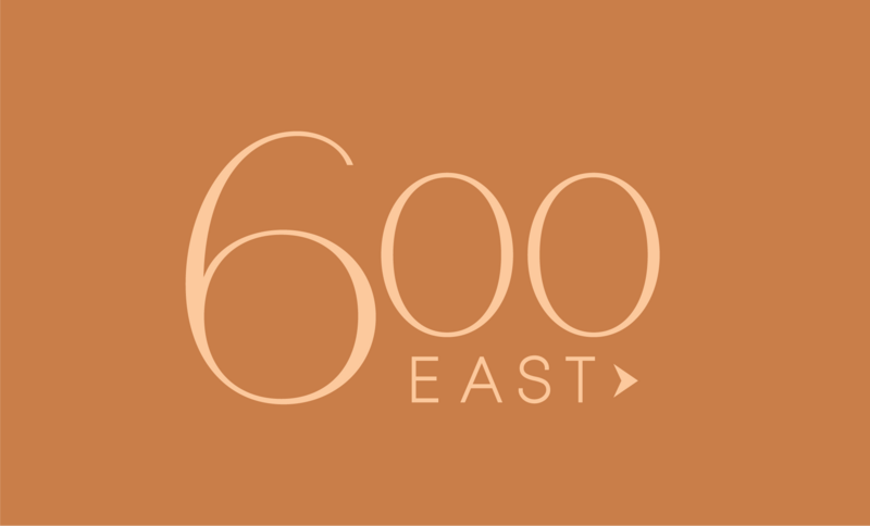 600 east brown and tan logo