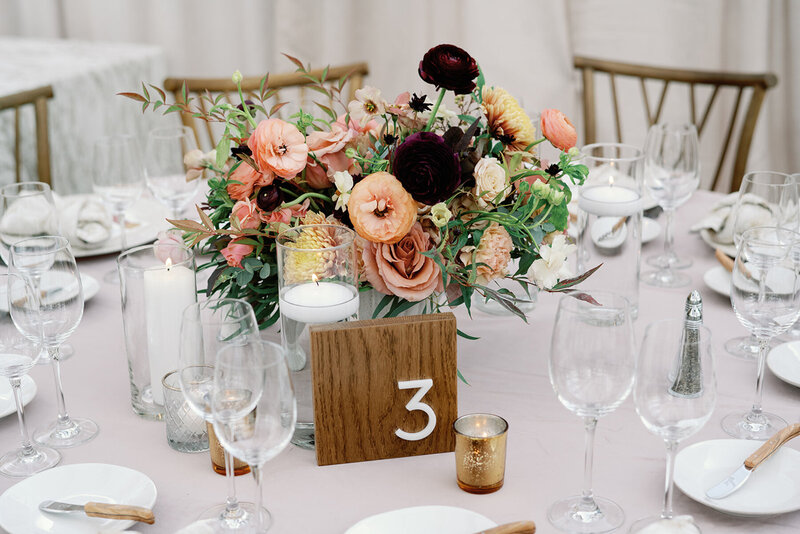Modern Table Number