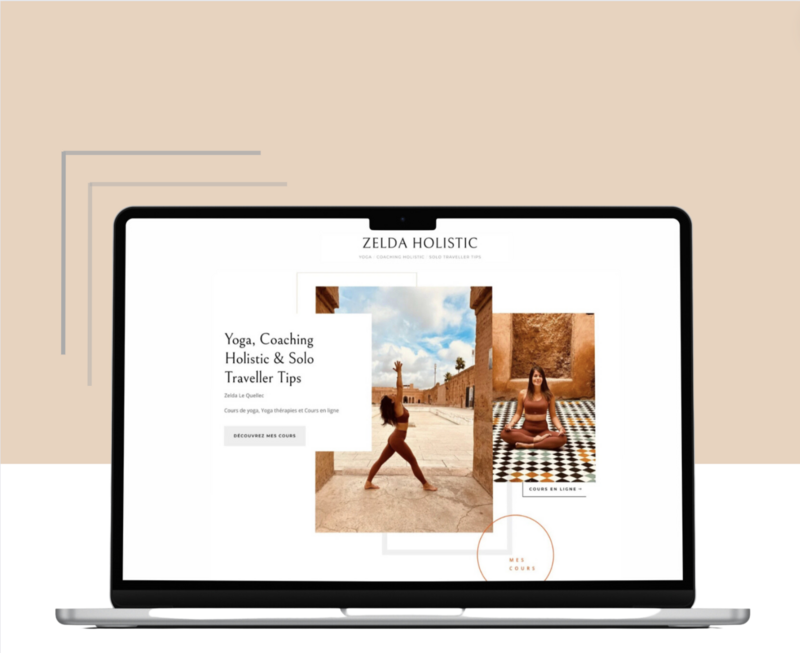 Zelda Holistic branding and web design by YogaBizLab