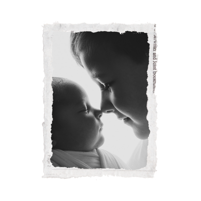 Newborn baby and older sibling photoshoot